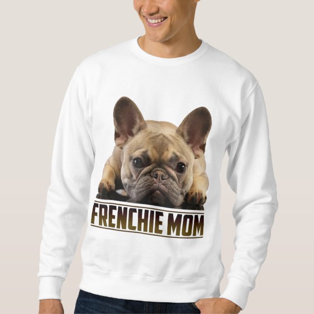 Moletom Frenchie Mãe Dia de as mães para a mãe do Buldogue (Frente)