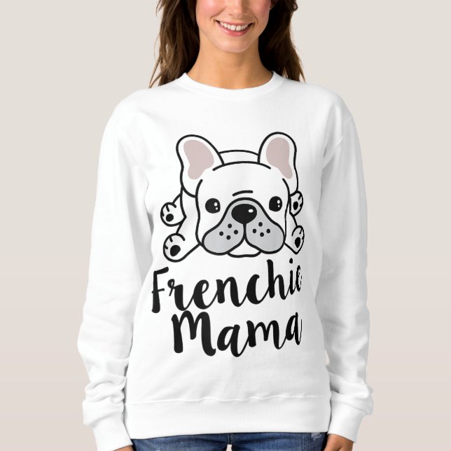 Moletom Frenchie Mama French Bulhdog Mãe (Frente)