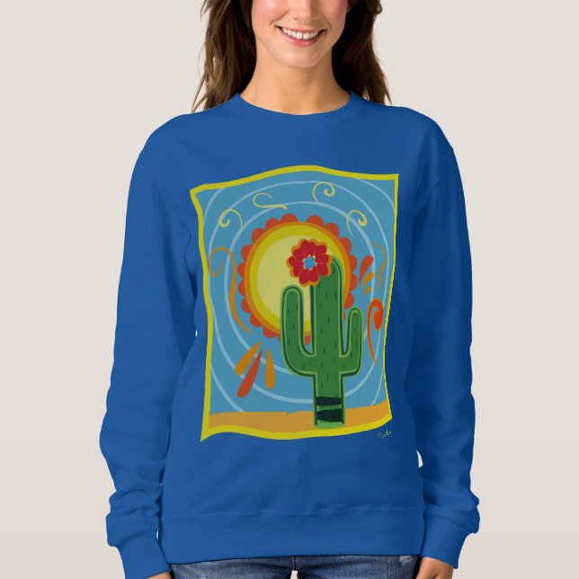 Moletom Frida Kahlo Cactus Graphic (Frente)