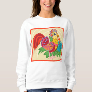 Moletom Frida Kahlo Chicken Graphic