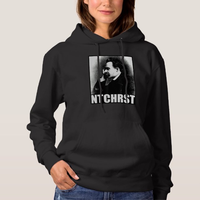 Moletom Friedrich Nietzsche Antichrist Ntchrst Funny Meme (Frente)