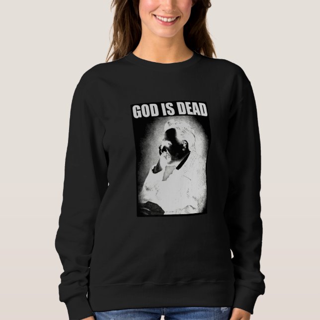 Moletom Friedrich Nietzsche Deus É Filosofia Morto Que Deu (Frente)