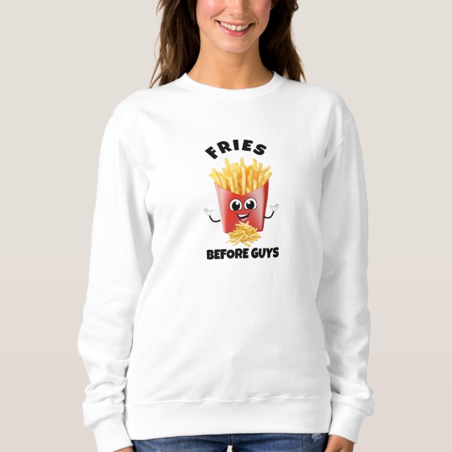 Moletom Fries franceses bonitos Cartoon Hoodie &Tee - Comi (Frente)