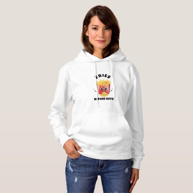 Moletom Fries franceses bonitos Cartoon Hoodie &Tee - Comi (Frente Completa)