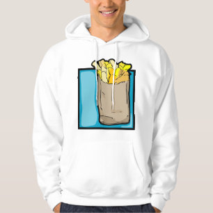 Moletom Fries franceses Mens Hoodie