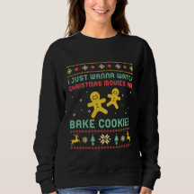 Frio de Natal Engraçado Fazendo Cookies Baker