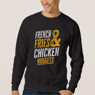 Moletom Fritas Francesas E Nuggets De Frango