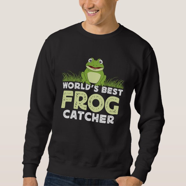 Moletom Frog Amphibians Exotic Animal Frog Hunter Tadpole  (Frente)