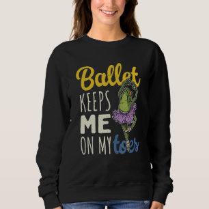 Moletom Frog Fantasia de Ballet Bailarina Dançarina Roupas
