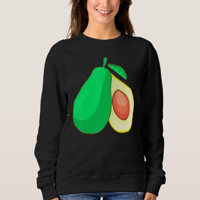 Moletom Fruta Abacate Comida Vegana Vegetariana (Frente)