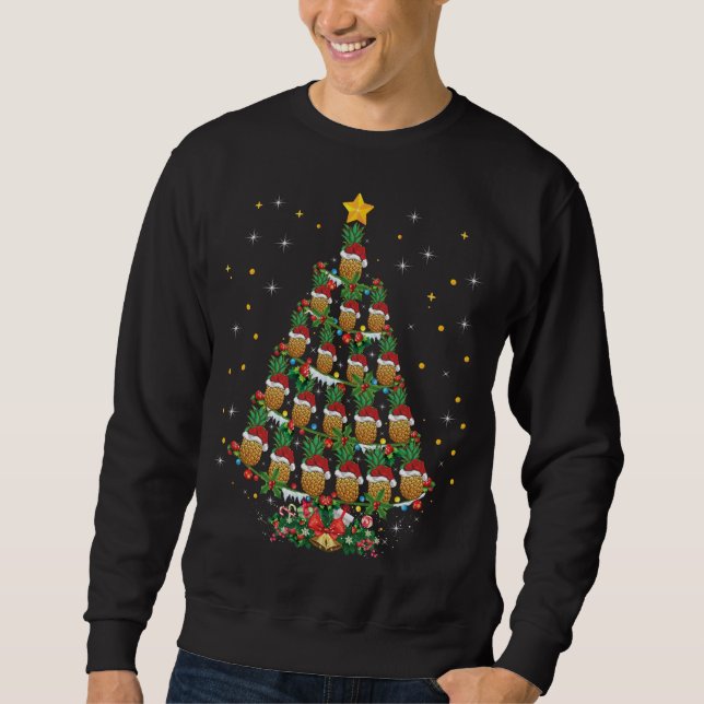 Moletom Fruta de abacaxi Lover Xmas Gift Pineapple Christm (Frente)