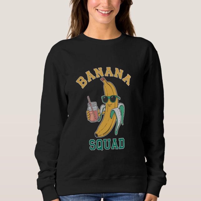 Moletom Fruta de corte na praça de Banana (Frente)