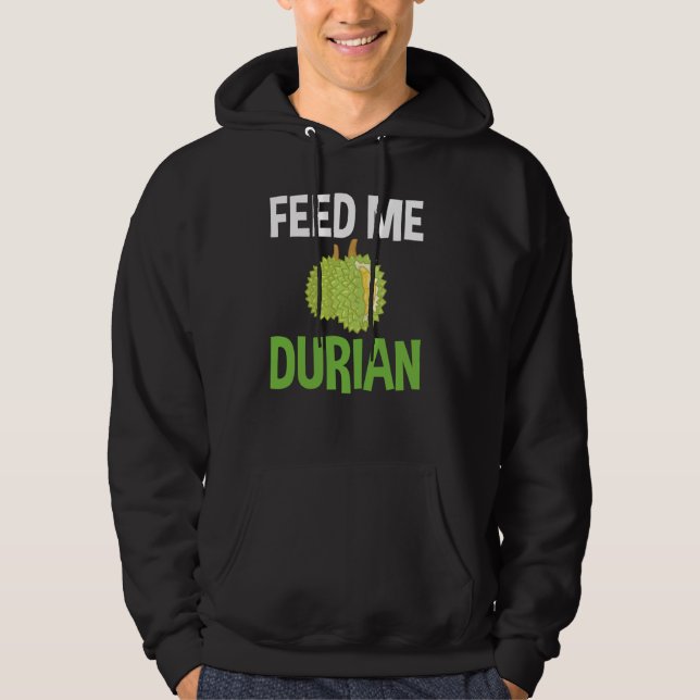 Moletom Fruta de Durian Engraçada Comida tropical asiática (Frente)