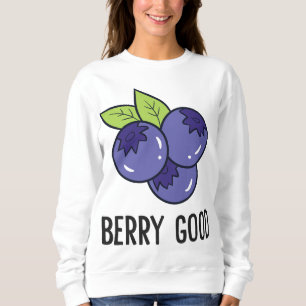 Moletom Fruta de mirtilo Berry Boa Fruta de mirtilo Love B