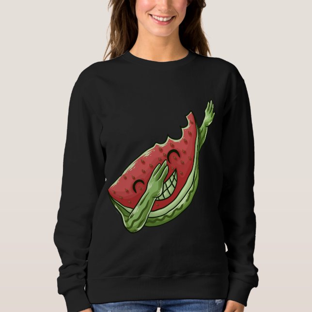 Moletom Fruta De Verão Dabbing Watermelon Funny Kawaii M (Frente)