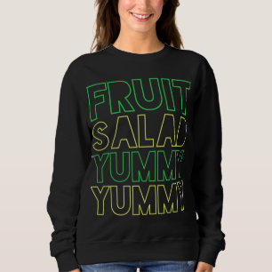 Moletom FRUTA SALAD YUMMY YUMMY Neon Verde Amarelo