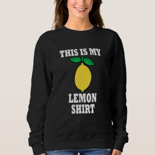 Moletom Frutas de citrinos com limonada de limão
