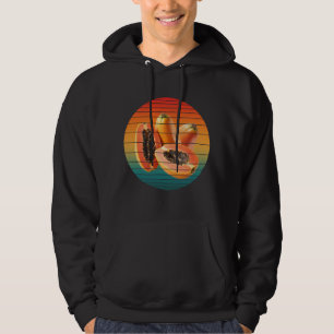 Moletom Frutas de mamão vintage comida saudável vegana
