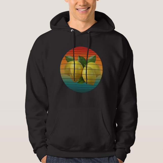 Moletom Frutas de uva vintage comida saudável vegana (Frente)