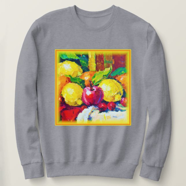 Moletom Frutas Tropicais Piando. Comprar Agora (Frente do Design)