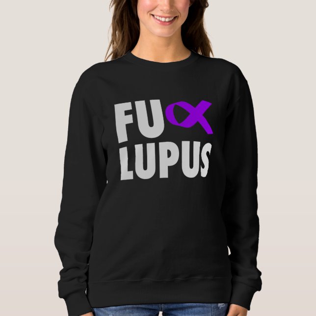 Moletom Fu Lupus Purple Ribbon - Lúpus (Frente)