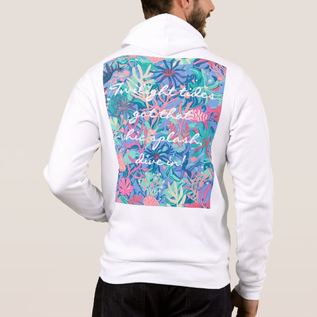 Moletom Full zip hoodie in stylish graphic (Verso)