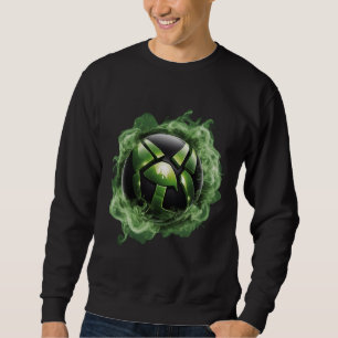 Moletom Fumaça Neon Green Xbox: Design exclusivo de camise