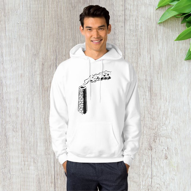 Moletom Fumaça Pilha Mens Hoodie (Criador carregado)