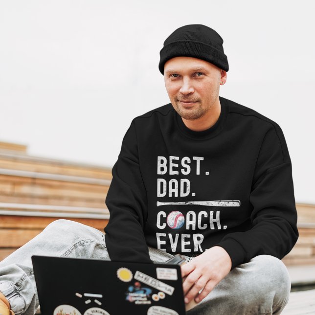 Moletom Fun Baseball Dad Coach (Criador carregado)