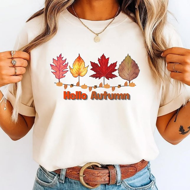 Moletom Fun "Hello Autumn" Sweater  (Criador carregado)