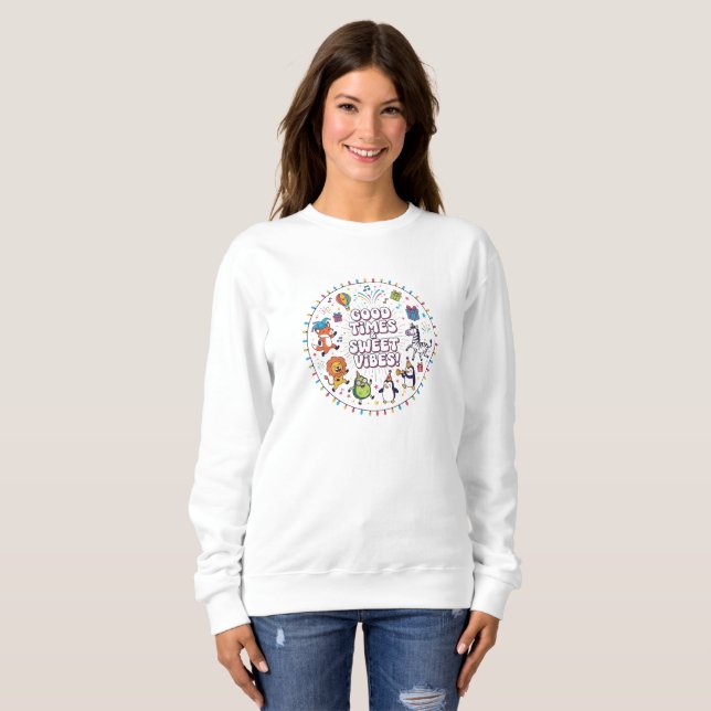 Moletom Fun & Quirky Holiday Vector Tee (Frente Completa)