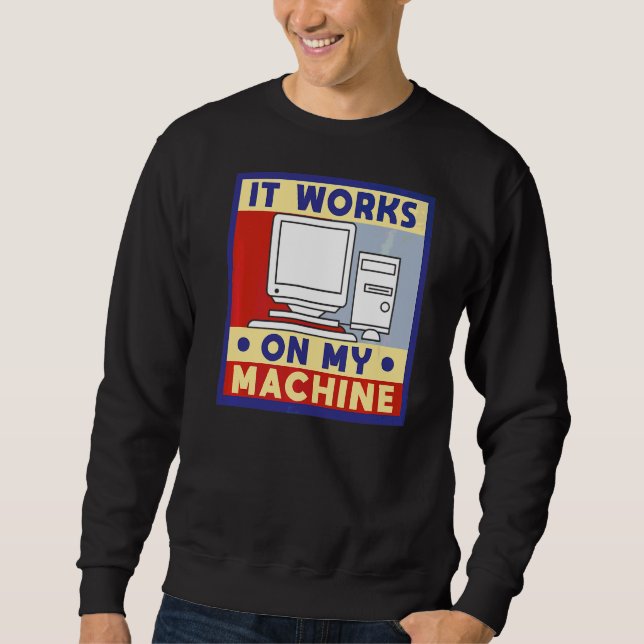 Moletom Funciona Na Programação Do Computador Da Minha Máq (Frente)