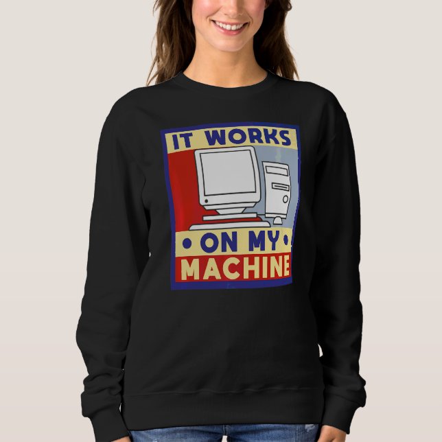 Moletom Funciona Na Programação Do Computador Da Minha Máq (Frente)
