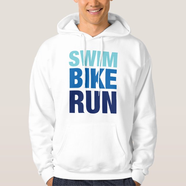 Moletom Funcionamento da bicicleta da natação (Frente)