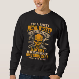 Moletom Funcionário da Planilha Metal porque não me import