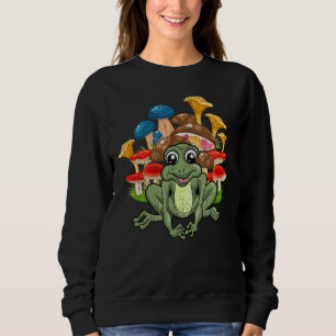 Moletom Fungi Nature Anfíbio Animal Cute Sapo Cogão