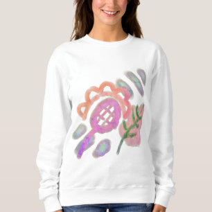 Moletom Funky Abstrato Floral Wearable Art