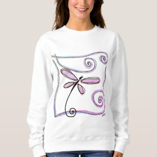 Moletom Funky Dragonfly Abstrato Wearable Art
