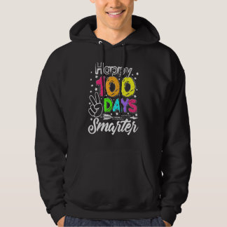 Moletom Funny 100 Days Smarter Happy 100th Day Of School S