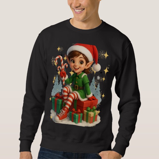 Moletom Funny 3D Cartoon Ugly Christmas Sweatshirt  (Frente)