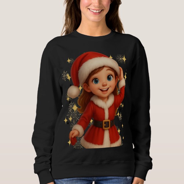 Moletom Funny 3D Cartoon Ugly Christmas Sweatshirt (Frente)