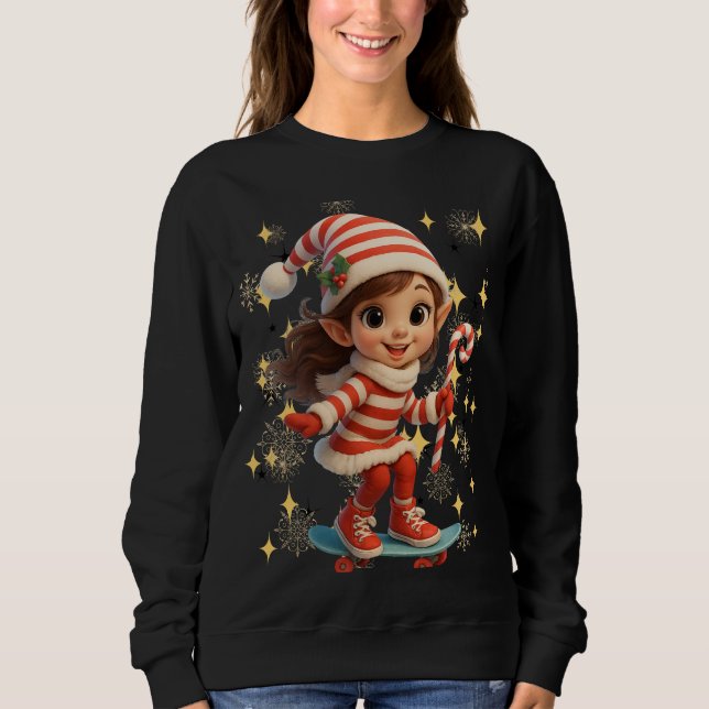Moletom Funny 3D Cartoon Ugly Christmas Sweatshirt  (Frente)
