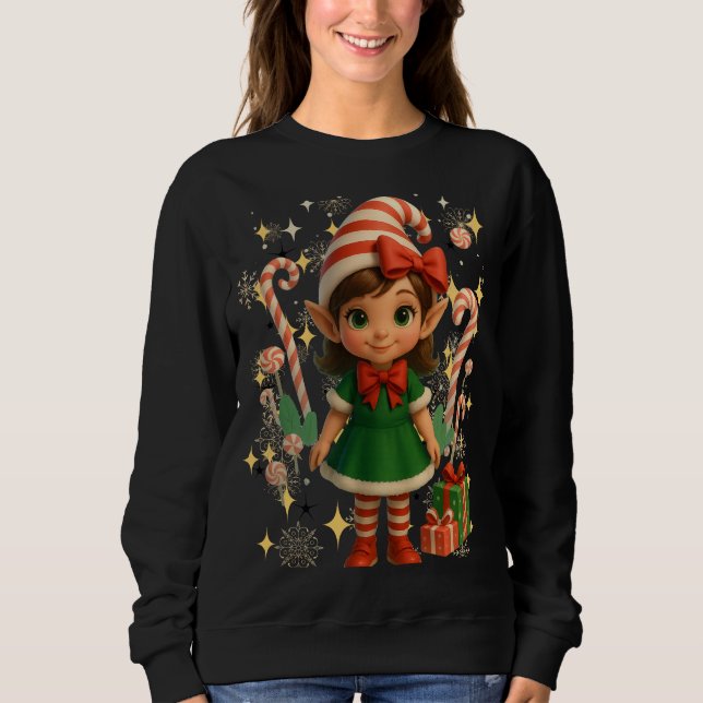 Moletom Funny 3D Cartoon Ugly Christmas Sweatshirt (Frente)