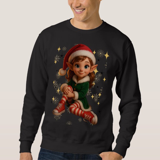 Moletom Funny 3D Cartoon Ugly Christmas Sweatshirt (Frente)