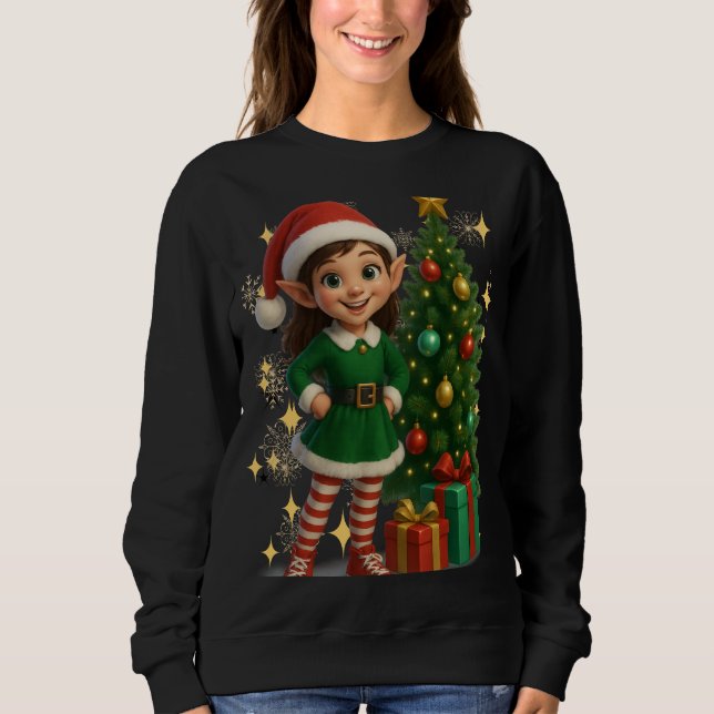 Moletom Funny 3D Cartoon Ugly Christmas Sweatshirt  (Frente)