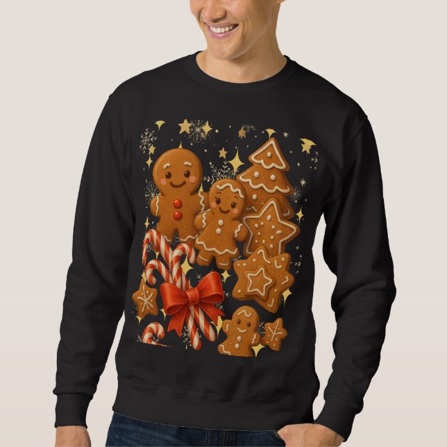Moletom Funny 3D Cartoon Ugly Christmas Sweatshirt  (Frente)