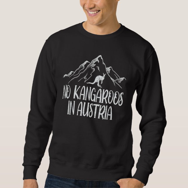 Moletom Funny Austria No Kangaroos (Frente)
