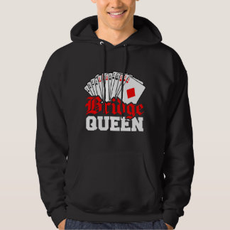 Moletom Funny Bridge Card Game Lover Bridge Queen for Wome