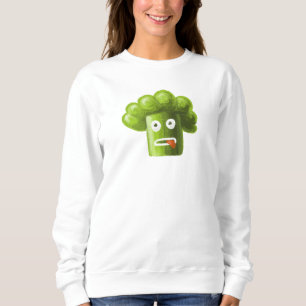 Moletom Funny Broccoli Planta Louca Vegan Vegetariana