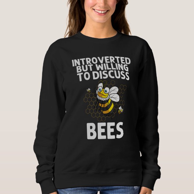 Moletom Funny Bumblebee Art For Men Women Beekeeper Honeyb (Frente)